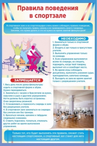 Стенд "Правила поведения в спортзале №1" - fgospostavki.ru - Артём