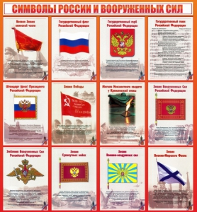 Стенд "Символы России и вооруженных сил" - fgospostavki.ru - Артём