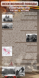 Стенд "Сталинградская битва" - fgospostavki.ru - Артём