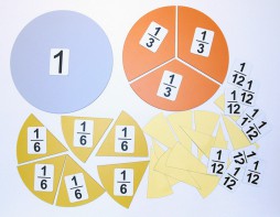 Набор магнитных карточек "Доли и дроби - 3" - fgospostavki.ru - Артём