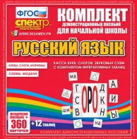 Динамические раздаточные пособия. Русский язык (комплект демонстрационных материалов). Касса букв, слогов, звуковых схем с набором интерактивных таблиц. - fgospostavki.ru - Артём