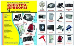 Демонстрационные карточки "Электроприборы" - fgospostavki.ru - Артём