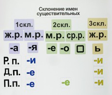 Набор магнитных карточек "Склонение имен существительных" - fgospostavki.ru - Артём