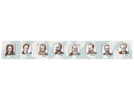 Стенд-лента "Выдающиеся ученые-историки" - fgospostavki.ru - Артём