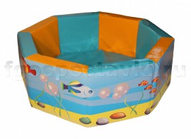 Сухой бассейн восьмигранный с шелкографией - fgospostavki.ru - Артём