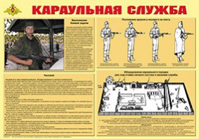 Плакат "Караульная служба" - fgospostavki.ru - Артём
