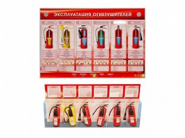 Электрифицированный стенд-тренажер "Эксплуатация огнетушителей" с разрезными агрегатами - fgospostavki.ru - Артём