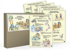 Комплект таблиц "Правила безопасного труда" - fgospostavki.ru - Артём