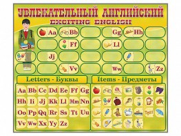 Комплект оборудования "Английский алфавит" с комплектом тематических магнитов - fgospostavki.ru - Артём
