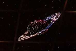 Потолок "Звездное небо с анимационным фибероптическим эффектом сатурн" - fgospostavki.ru - Артём