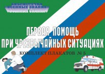 Комплект плакатов "Первая помощь при чрезвычайных ситуациях" - fgospostavki.ru - Артём