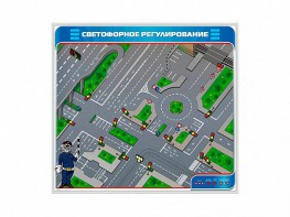 Электрифицированный магнитно-маркерный стенд "Светофорное регулирование" - fgospostavki.ru - Артём