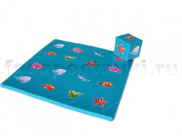 Игровой мат "Море" с кубиком - fgospostavki.ru - Артём