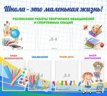 Стенд "Школа - это маленькая жизнь" - fgospostavki.ru - Артём