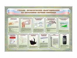 Стенды "Учебно-практическое оборудование по оказанию первой помощи" - fgospostavki.ru - Артём