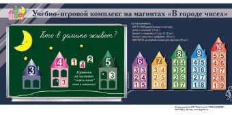 "В городе чисел". Для лучшего понимания и запоминания состава чисел первого десятка - fgospostavki.ru - Артём