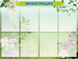 Стенд "Информация" Вариант 13 - fgospostavki.ru - Артём