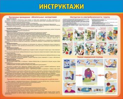 Стенд "Инструктажи" - fgospostavki.ru - Артём