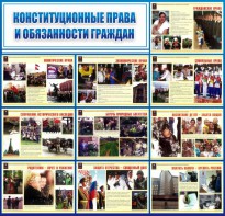 Стенд "Конституционные права и обязанности граждан" - fgospostavki.ru - Артём
