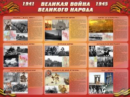 Стенд "Великая война Великого народа" Вариант 1 (9 блоков) - fgospostavki.ru - Артём